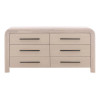 Portland Wooden 6-Drawers Dresser 68"