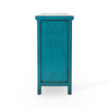 Amherst Reclaimed Wood 4-Drawer 4-Door Cabinet -Antique Blue 87"