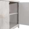 Plaza 79" Whitewashed Pine Wood Sideboard