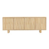 Wisteria Road 86.6" Light Natural Oak Wood Sideboard