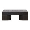 Douglas 47" Dark Brown Mindi Wood Coffee Table