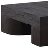 Douglas 47" Dark Brown Mindi Wood Coffee Table