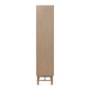 Longs Peak Mindi Wood Cabinet with Glass Doors