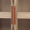 Longs Peak Mindi Wood Cabinet with Glass Doors