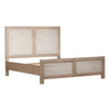 Niva Solid Pine Wood Eastern King Bed in Light Warm Wash Finish