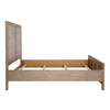 Niva Solid Pine Wood Eastern King Bed in Light Warm Wash Finish