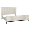 Alanza Bed East King in Light Grey