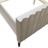 Alanza Bed East King in Light Grey