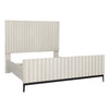 Alanza Bed Queen in Light Grey