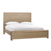 Franco Rubberwood Eastern King Bed in  Natural Oak Veneer