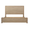 Franco Rubberwood Eastern King Bed in  Natural Oak Veneer