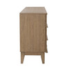 Prio 71" Rubberwood Sideboard In Natural Oak Veneer