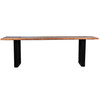 Fidelis Acacia and Iron Dining Table