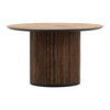 Kholman 51" Round Natural Teak Wood Dining Table