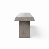Brooks - Bench - 102" - Sandblasted Grey Frame