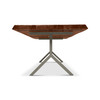 Brooks - Dining Table - Y Base - 40" x 116" - Americano Top - Pewter Base