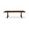 Brooks - Dining Table - Y Base - 40" x 79" - Americano Top - Black Base Brooks - Dining Table - Y Base - 40" x 79" - Americano Top - Black Base