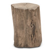 Brooks - Solid Wood Stump - Sandblasted Grey