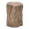 Brooks - Solid Wood Stump - Sandblasted Grey