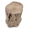 Brooks - Solid Wood Stump - Sandblasted Grey
