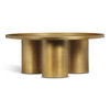 Eclat - Sofia Industrial Coffee Table - Industrial Brass