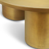 Eclat - Sofia Industrial Coffee Table - Industrial Brass