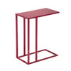 Elements - Tanu - C-Table Enamel Top End Table - Plum