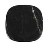 Marbelle - Alfie Marble Bar Stool - Fantasy Black/Bronze Finish