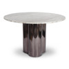 Marbelle - Martie 48" Dining Table - Toronto Sand Marble Finish