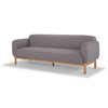 Metro - Tulum 3 Seater Sofa - Dark Brown