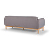 Metro - Tulum 3 Seater Sofa - Dark Brown