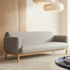 Metro - Tulum 3 Seater Sofa - Light Gray Metro - Tulum 3 Seater Sofa - Light Gray