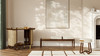 Modern Brazilian - Bello Bench - Noodles Natural Upholstery - Neutral Brown, Natural Frame