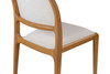 Modern Brazilian - Chloe - Side Chair - Fontana Natural Seat - Damasco Frame