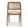 Modern Brazilian - Chloe - Side Chair - Fontana Natural Seat - Damasco Frame