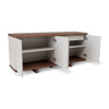 Modern Brazilian - Copany - Buffet - Nogal Frame - Off White Doors