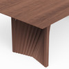Modern Brazilian - Laguna - Wooden Top Dining Table - Nogal Frame