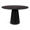 Modern Brazilian - Mona - Wooden Top Round Dining Table - Ebano