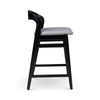 Modern Brazilian - Velma - Counter Stool - Essence Grey Seat - Ebano Frame