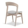 Modern Brazilian - Velma - Side Chair - Bouclé Crafted Glaze Seat - Nevoa Frame