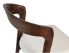 Modern Brazilian - Velma - Side Chair - Medley Ivory Seat - Nogal Frame