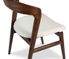 Modern Brazilian - Velma - Side Chair - Medley Ivory Seat - Nogal Frame