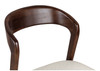 Modern Brazilian - Velma - Side Chair - Medley Ivory Seat - Nogal Frame