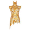 Naturals - Male Torso - Gold Leaf