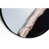 Relique - Darby Round Mirror - 23.5"Dia. - Raw Bronze Frame - Clear Glass