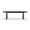 Warby Dining Table - Worn Black Veneer