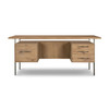 Lauren Desk - Natural Resawn Oak