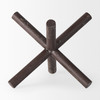 Astericks I (Large) 10L x 10W Brown Metal Decor Object
