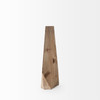 Allen II Small Natural Wooden Base Oval Vase