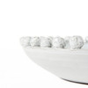 Basin 16" Round Off-White Glazed Decorative Bowl